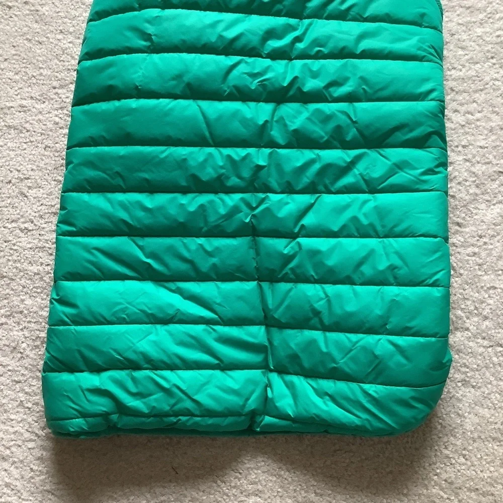 BOOTS & BARKLEY Reversible Puffer Vest XL Dog Coat NEW Green Navy Plaid Heritage